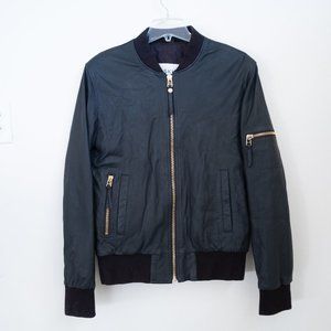 Boda Skins Bomber Jacket Black Buttery Leather